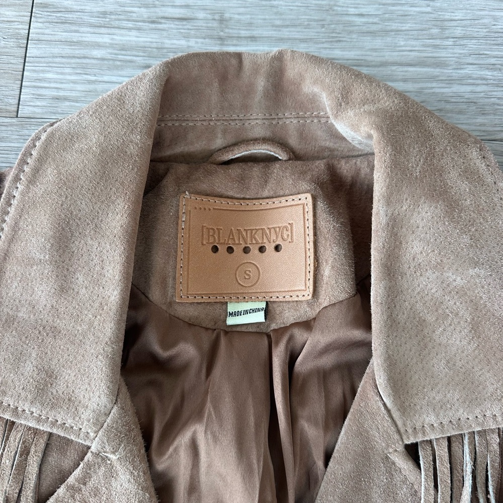 Blank NYC Suede Fringe Jacket - Picture 3 of 4